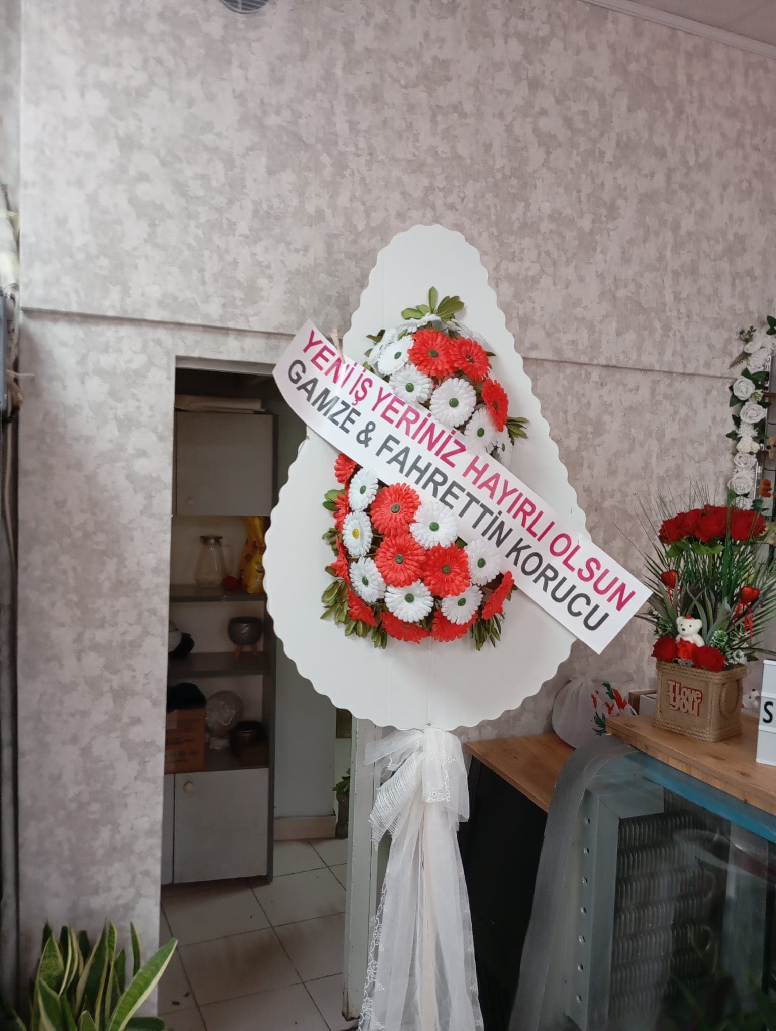 Ilgın çelenk çiçek — ALMERA Çiçek ve Organizasyon (7)